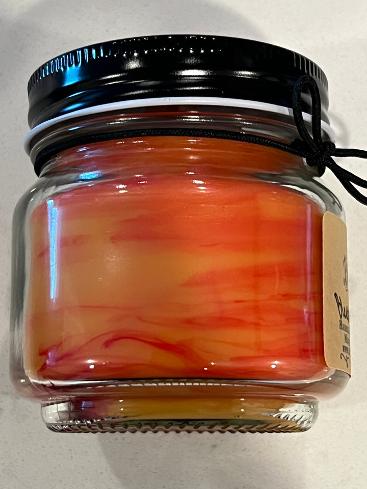 Bleeding Pumpkin – 8 oz Candle with Wood Wick – Cinnamon & Spiced Pumpkin Scent