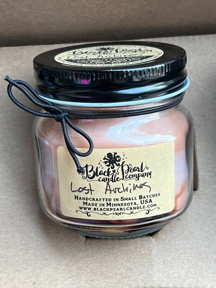 Rogue Pirate Box - Box of Three 8 oz Candles with Wood Wicks - The Treasure of the Rogue Seas Scents