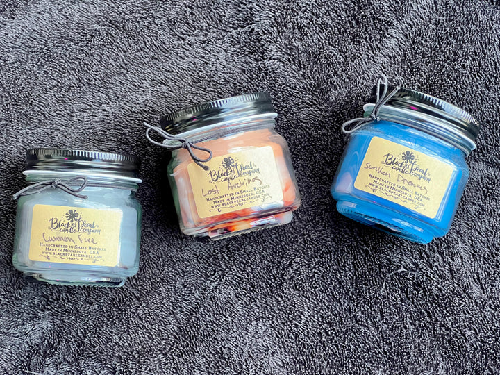 Rogue Pirate Box - Box of Three 8 oz Candles with Wood Wicks - The Treasure of the Rogue Seas Scents