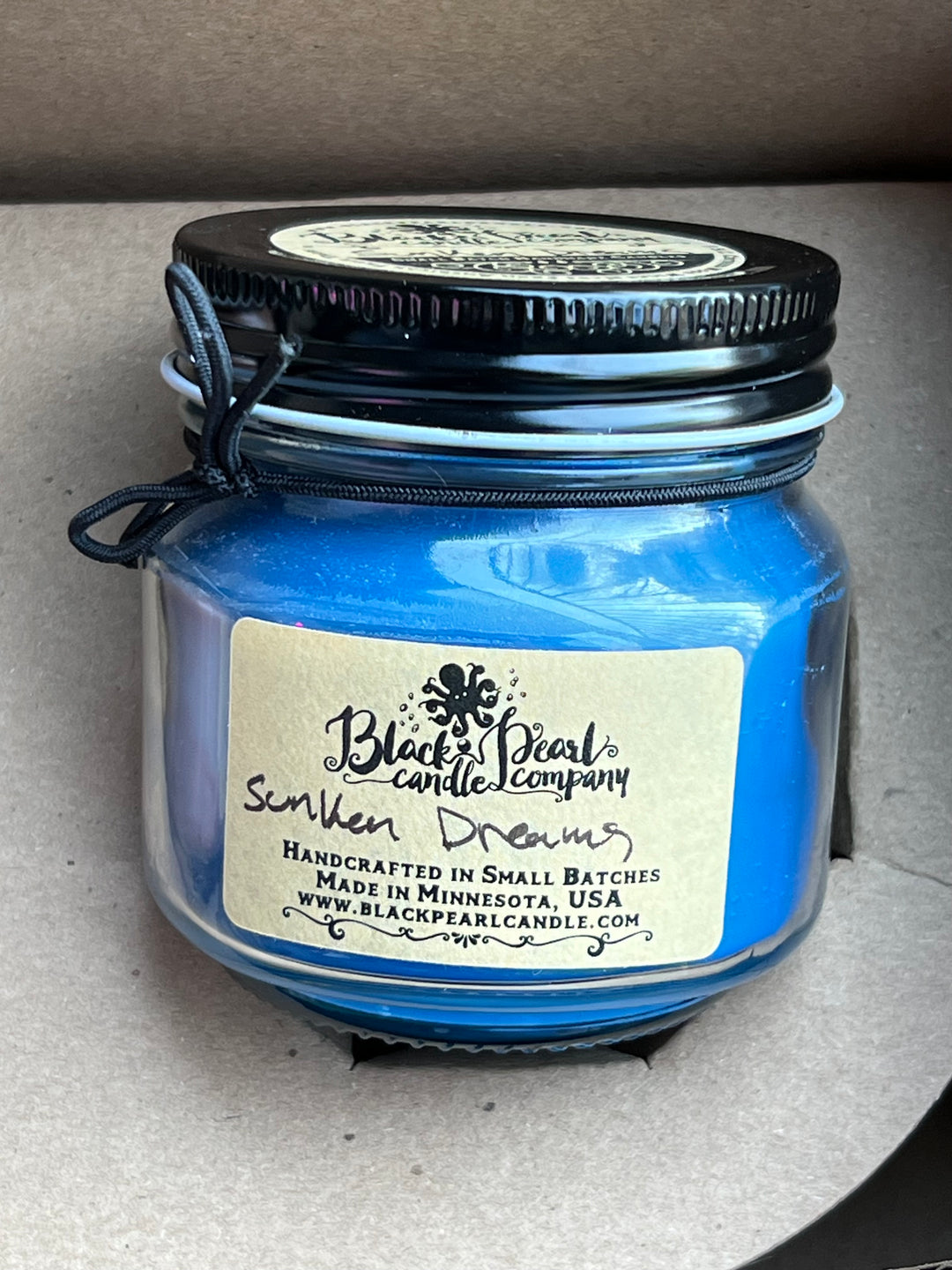 Rogue Pirate Box - Box of Three 8 oz Candles with Wood Wicks - The Treasure of the Rogue Seas Scents